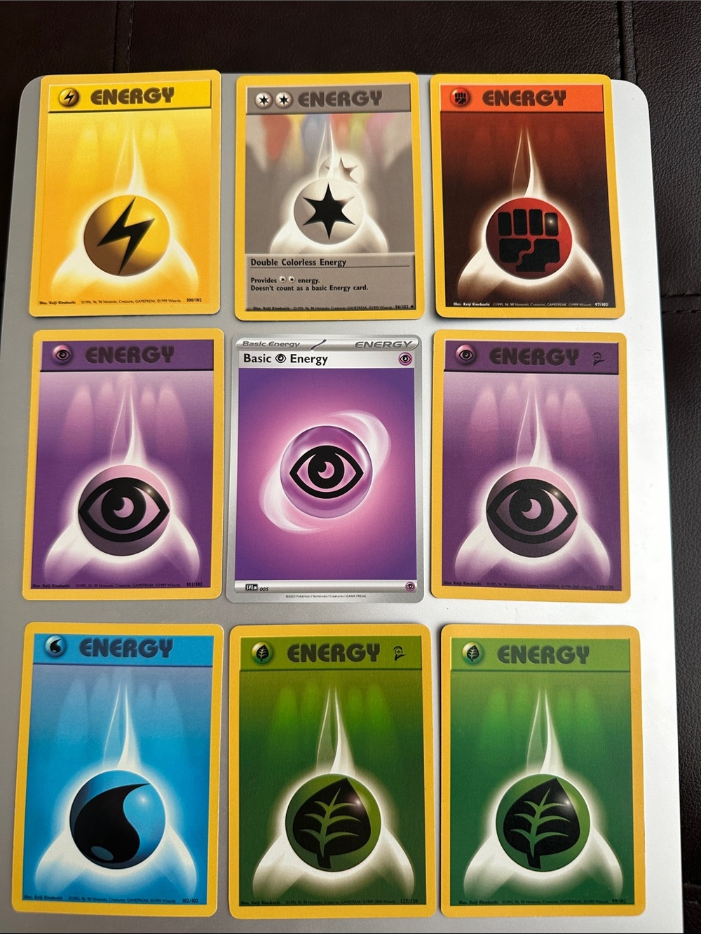 Pokémon Energy Card Lot (9 Cards) -